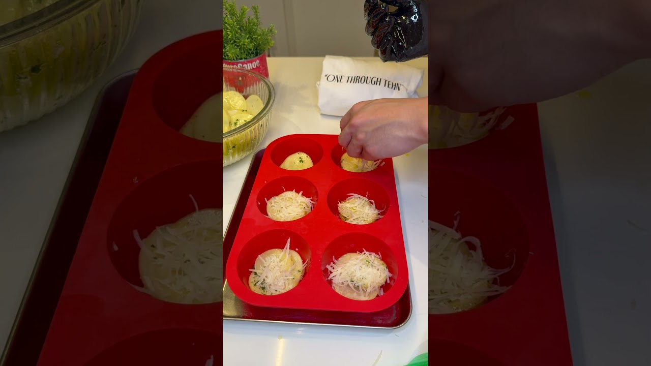 Potato stacks from @saltnpepperhere