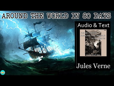 Around the World in 80 Days - Videobook 🎧 Audiobook with Scrolling Text 📖