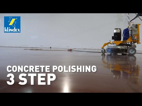 3 STEPS ONLY FAST CONCRETE POLISHING SYSTEM