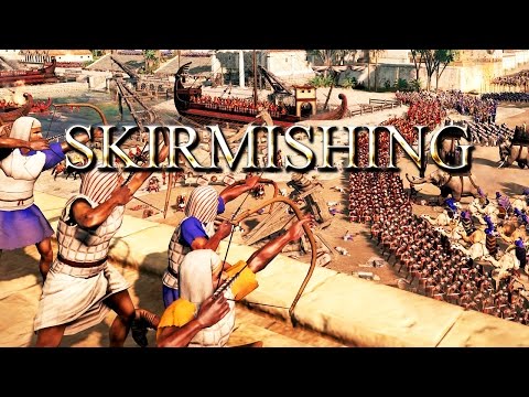 Total War : Rome II Mechanics - Skirmishing up/downhill