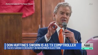Don Huffines sworn in as Texas Comptroller, refuses state salary