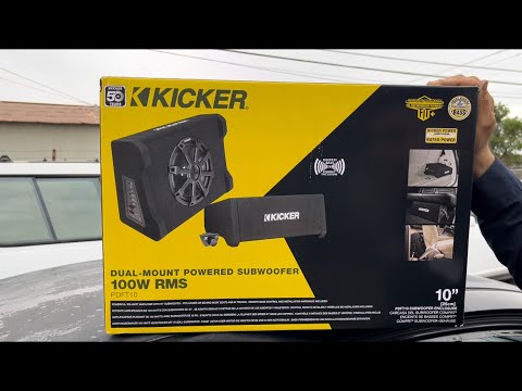 $200 Walmart Kicker PDFT10 Subwoofer Review and Unboxing