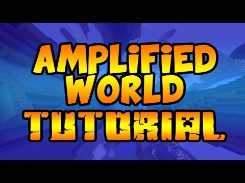How to Turn Your Existing Minecraft World into an Amplified World ( Minecraft 1.8 Tutorial )