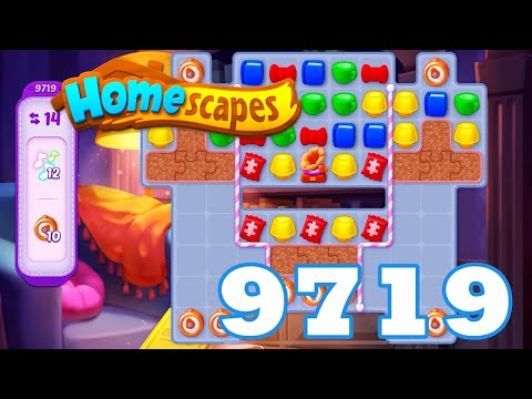 Homescapes Level 9719 HD 3 - match puzzle game | Gameplay Walkthrough | android | GameGo Game | IOS