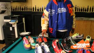 DJ Clark Kent Breaks Down Some Of His Prized Sneakers (SneakerWatch)