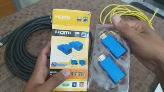 HDMI Extender Over Ethernet cable CAT 5/6