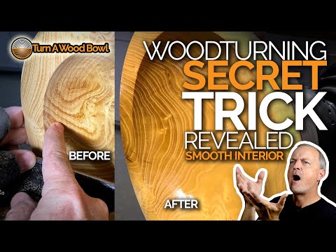 Secret Trick Revealed – Woodturning Bowl Smooth Interior