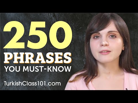 250 Phrases Every Turkish Beginner Must Know
