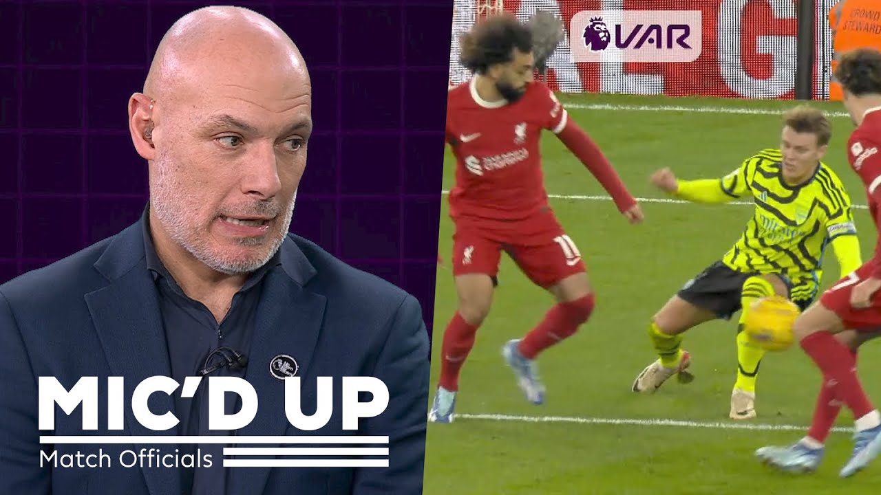 "It didn't reach the right outcome!" Odegaard handball v Liverpool | Match Officials Mic'd Up