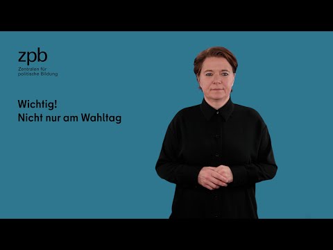 Wichtig! Nicht nur am Wahltag