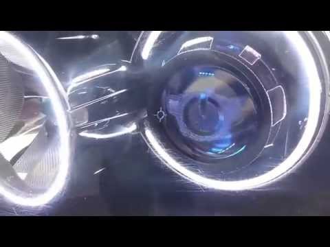 2007-2014 Chevy Tahoe White Plasma Halo Headlights by ORACLE Lighting