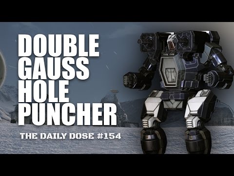 Dual Gauss Hole Puncher Hunchback IIC - Mechwarrior Online The Daily Dose #154