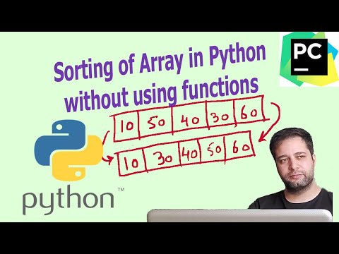 How To Sort Any List Or Array In Python Without Using Sort Method