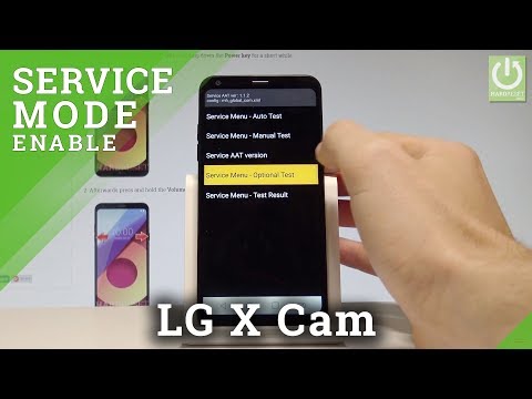 Service Mode LG X Cam - Service Code / Hardware Test