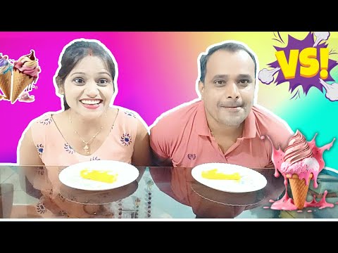 Ice cream eating challenge - Funny challenge with hubby - Mohini ki duniya 143