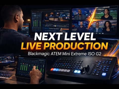 Blackmagic ATEM Mini Extreme ISO G2 | The All-In-One Live Production & Post Workflow Switcher