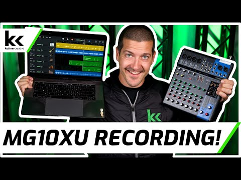 How To Multi-Track Record Using Yamaha MG10XU USB Audio Mixing Console