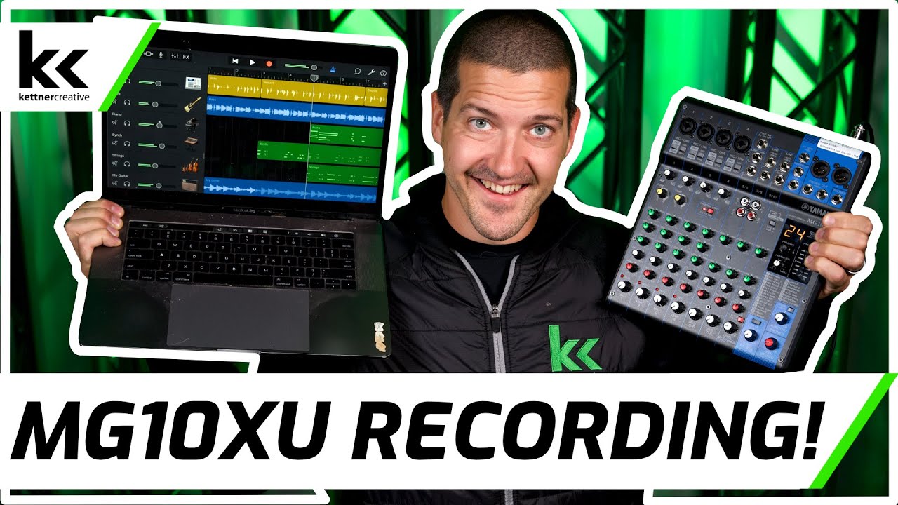 How To Multi-Track Record Using Yamaha MG10XU USB Audio Mixing Console