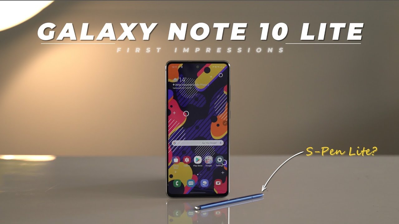 Galaxy Note 10 Lite First Impressions: S-Pen in Action!