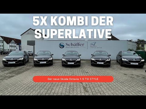 5x Combi der Superlative, der neue Skoda Octavia Combi 1,5 TSI Style!!