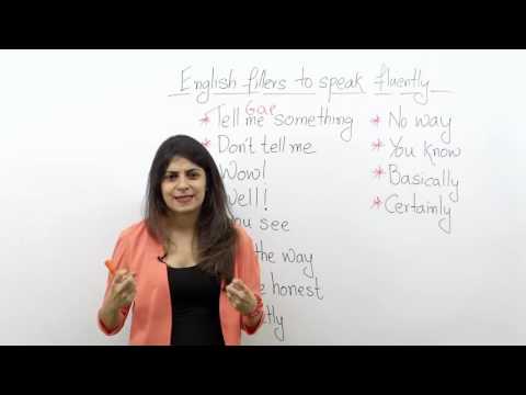 English fillers to speak fluently   Gap fillers   Free English lessons