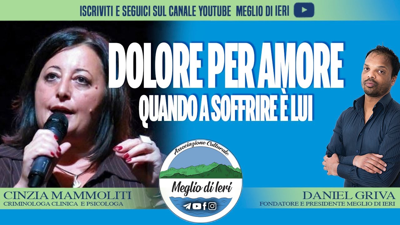 Dolore per amore, quando a soffrire è lui - CINZIA MAMMOLITI - Psicologa clinica