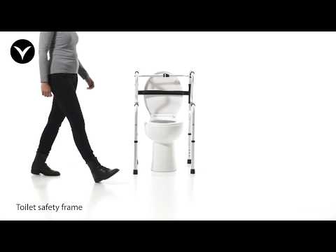 6 in 1 Walker Commode Chair | Use as Commode Chair, Walker, Bath Shower Chiar, Toilet Raise Seat, Toilet Safty Frame, Walker, Lifting Aid