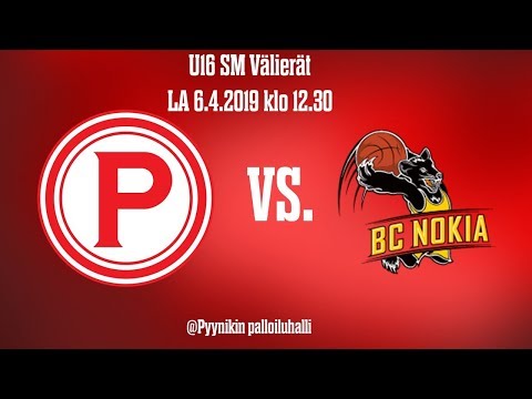 U16 Välierä Pyrintö - BC Nokia 6.4.2019