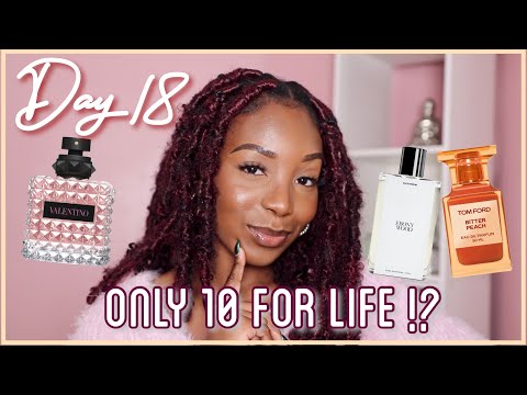 KEEP ONLY 10 FRAGRANCES FOR THE REST OF MY LIFE FT ARMANI, KILLIAN/ VLOGMAS DAY 18/ THE STUSH LIFE