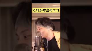 【エコ】これが本当のエコです。これ以外は嘘のエコ【ひろゆき切り抜き】