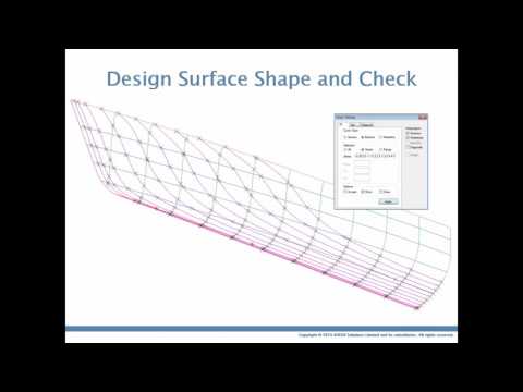 AVEVA Lines - Controlling the Hull Shape with Primary Shape Curves