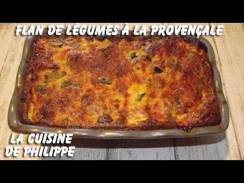 Flan de légumes à la Provençale