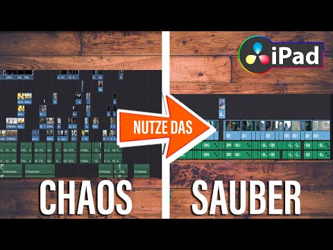 So räumst du deine TIMELINE auf in DaVinci Resolve iPad