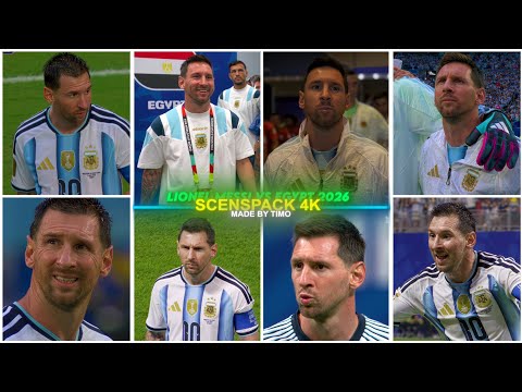 Thumbnail for Messi Vs Egypt WC 2026 / RARE CLIPS ● SCENEPACK 4K (With AE CC and TOPAZ) by video, WiLL, vide