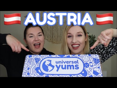 TASTING AUSTRIAN SNACKS | Universal Yums | Super Yum Box | January 2023 | Austria