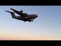 A400M aterrizando en el aeropuerto de Sevilla (LEZL)