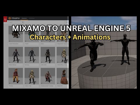How to Import a Character and Animations From Mixamo to Unreal Engine 5