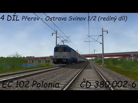 [1920p60]Open Rails ► Let's Play Česky ► #45 ►ČD 380.002-6 ► EC 102 Polonia ► Jackey_CZ