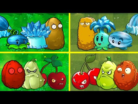 Random Team Plants PVZ 1 vs PVZ 2 - Which Team Plants Will Win?