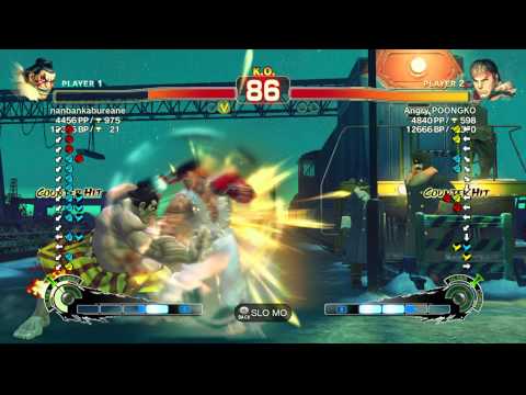 SSFIVAE~ E.Honda (nanbankabureane) vs.  Ryu (Angry POONGKO) HD