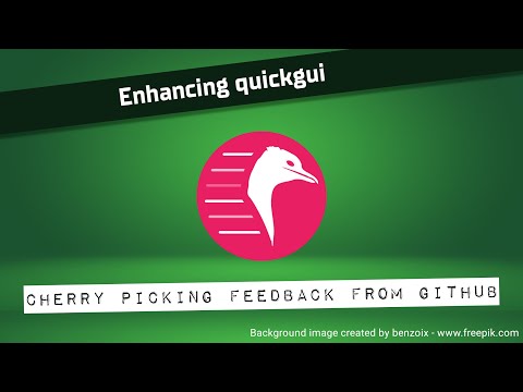[Quickgui] - Cherry picking github feedback - #Flutter