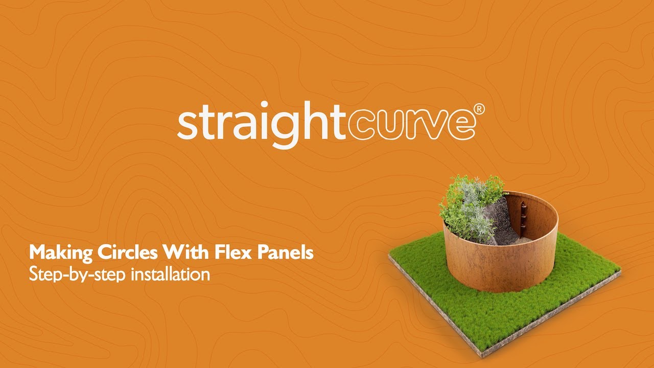 Straightcurve® 2025 - Making a Circle with Flex Panels - New & Improved - Installation