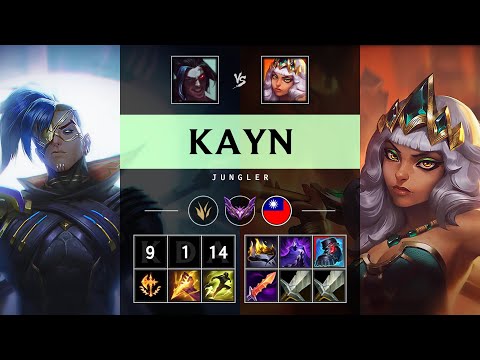 Kayn Jungle vs Qiyana - TW Master Patch 25.06