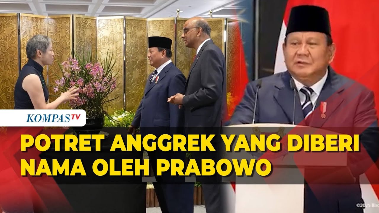 Prabowo Beri Nama Anggrek Singapura Dora Sigar Soemitro, Apa Maknanya?