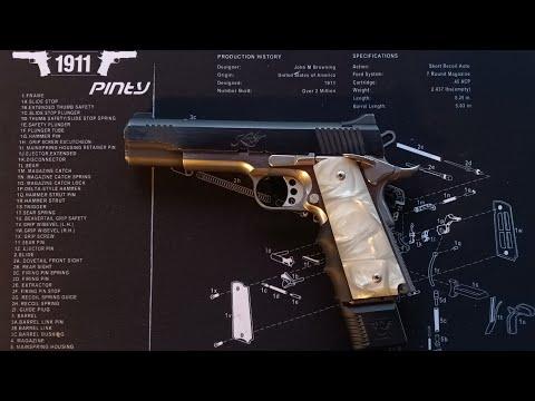 1911 Kimber Two Tone With Pearce Grips | Kimber 1911 Pearce Finger Groove's Grip Add On | 1911Kimber
