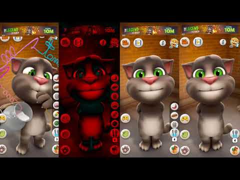 My Talking Tom Cat - Funny Fail Movement Colors - Gameplay Android Part 54