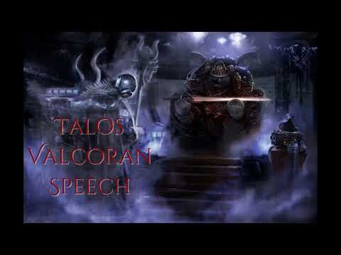 Talos Valcoran Speech | Night Lord Trilogy