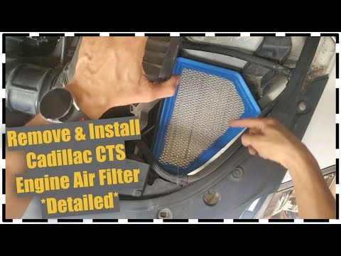 Cadillac 🚘 CTS Engine Air Filter 💨 Replacement DETAILED