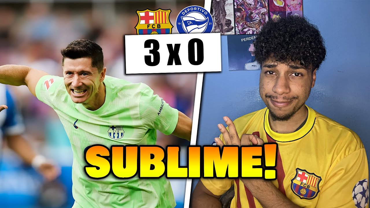 Deportivo Alavés 0 X 3 Barcelona - VITÓRIA DO LEWANDOWSKI!