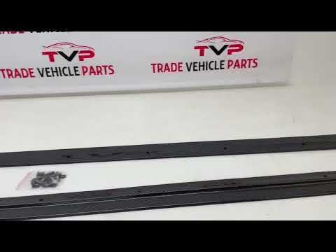 Fits BMW X5 F15 2013-2018 Side Skirts Extension Blades Carbon Look video
